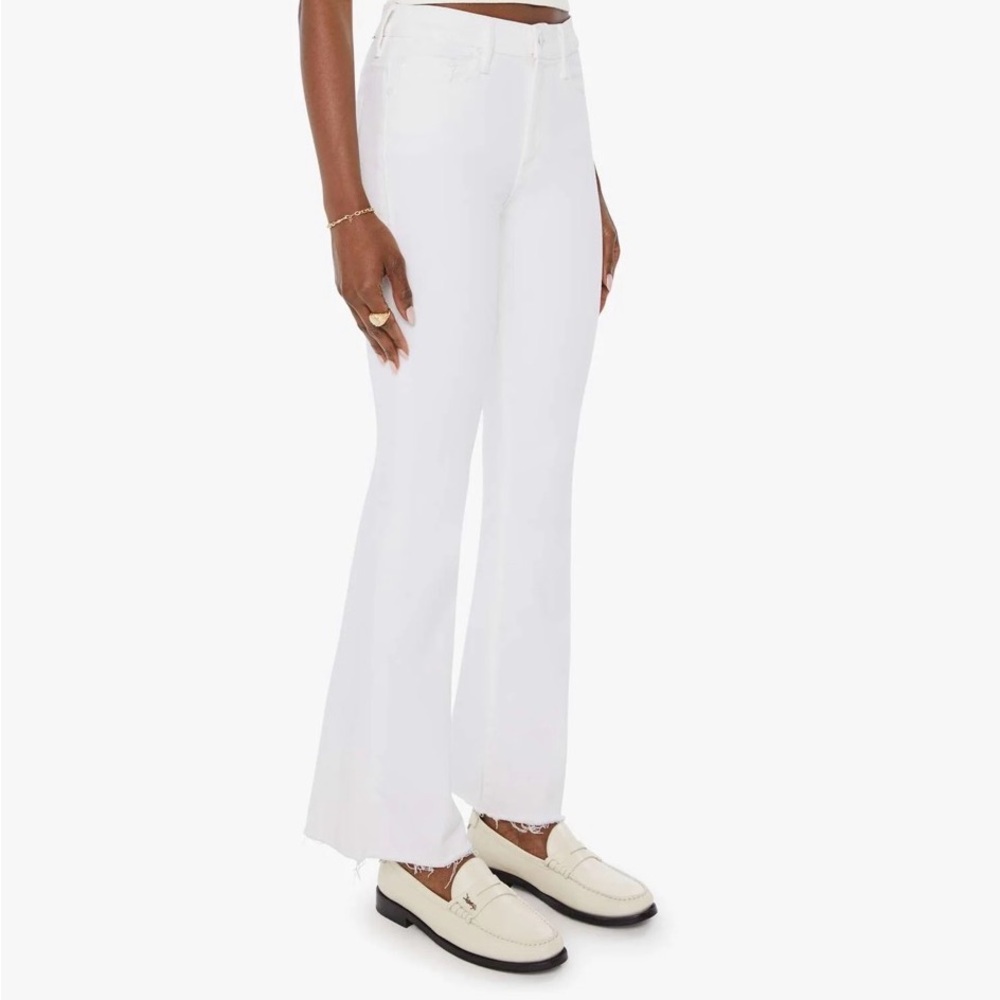 MOTHER White Flare Jeans